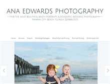 Tablet Screenshot of anaedwardsphotography.com